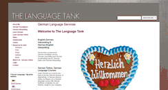 Desktop Screenshot of languagetank.co.uk