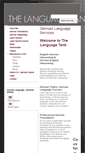 Mobile Screenshot of languagetank.co.uk
