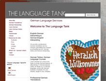 Tablet Screenshot of languagetank.co.uk